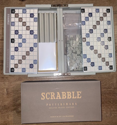Pottery barn scrabble deluxe - scrabble,