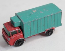 Vintage Matchbox Superfast MB 44c Refrigerator Truck red cab diecast model 