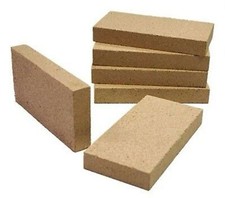 Replacement Universal Vermiculite Stove Fire Bricks 4.5" x 9" Wood Log burner