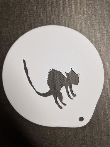 Halloween scary cat - scary, coffee