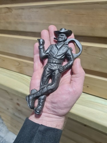 Large cast iron bottle opener - cast,