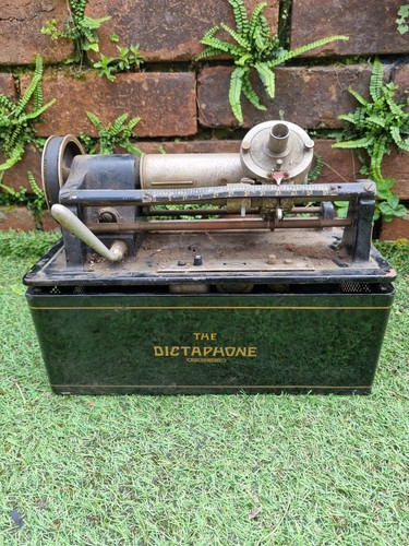 Antique dictaphone cylinder - antique,