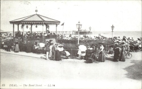 Vintage postcard deal - deal, band