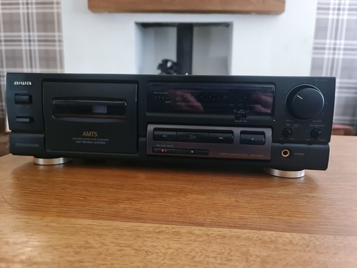 Aiwa f460k cassette deck - ad-f460k,