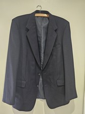 Magee Mens 2PC Navy Pinstripe
