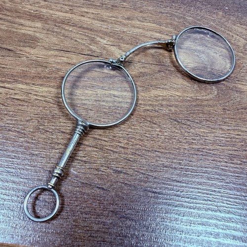 Antique folding pince nez - antique, pince-nez