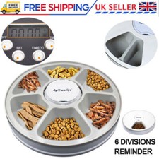 Automatic Pet Feeder 6 day meal Automatic Food Dispenser Timed Food Bowl Music