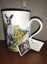 KANGAROO Maxwell & Williams ANIMALS of AUSTRALIA Katherine CASTLE Mug CASHMERE!