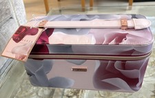 Ted Baker  Make-Up Vanity Case Brand New - Blush Pink with Accessories 