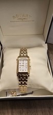 Rotary Elite Reverso Tank Swiss Made Ladies Watch