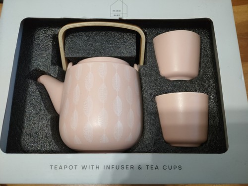 Teapot with infuser tea - teapot,