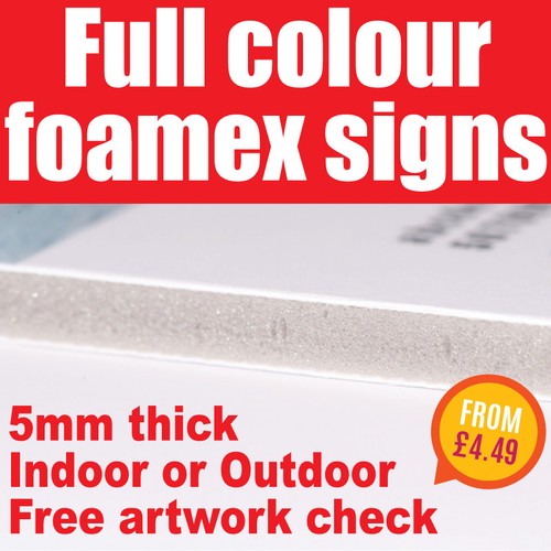 Foamex sign board - foamex,