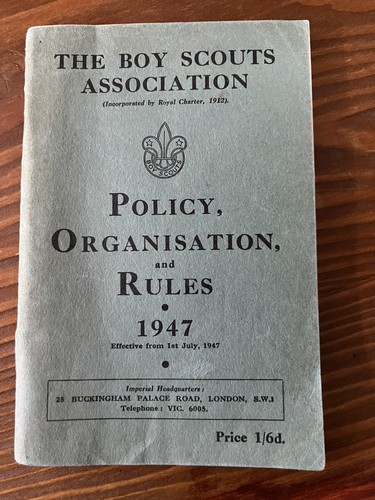 Scout association policy - scout,