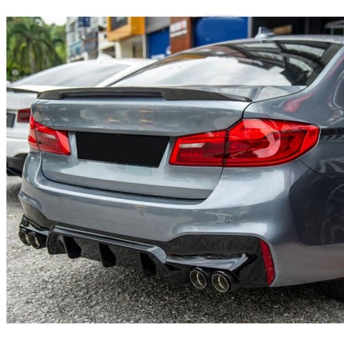 Gloss black rear - black, bumper