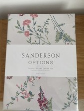 Sanderson Alnwick Gardens Double Size Duvet Cover &Two Pillowcases MRP £130.NEW!