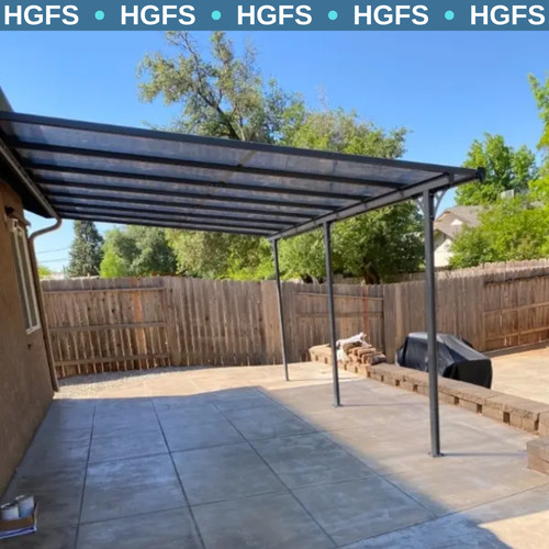 Large metal pergola with - pergola,