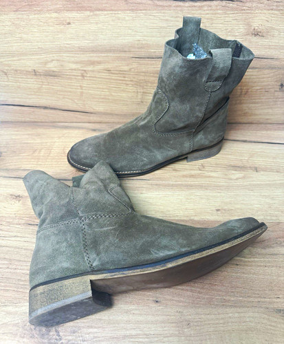 Mango beige suede leather - beige,