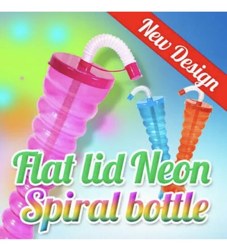 Coloured spiral yard cup 350ml - spiral,