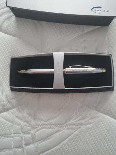 Cross silver plated ballpoint - plated,