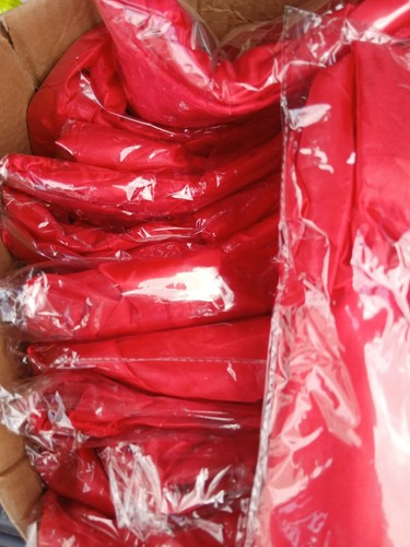 Budget red satin cape cloak - red,