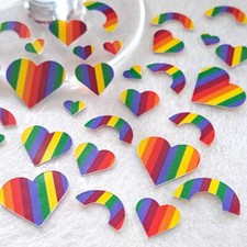 Rainbow Table Confetti Gay