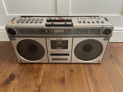 Sharp 9090e boombox - sharp, boombox,