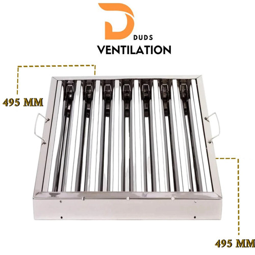 Canopy grease baffle filter - grease,