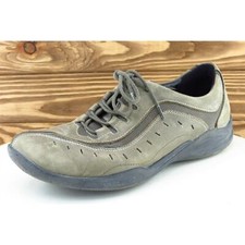 Clarks Wave Women Size 8.5 M Brown Fashion Sneakers Leather 86510