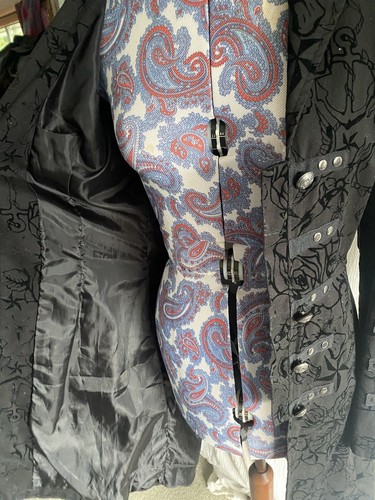 Black gothic steampunk adam - black,