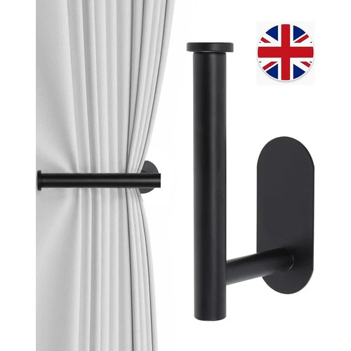Adhesive curtain holdbacks - curtain,