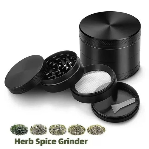 Stainless steel herb grinder - steel,