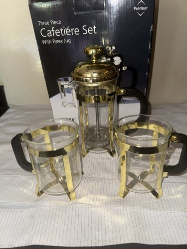 Vintage pyrex gold - vintage, cafetière