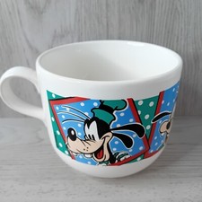GOOFY CHRISTMAS DISNEY STAFFORDSHIRE MUG 80,S RARE RETRO VINTAGE CUP TEA COFFEE