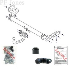 Tow-Trust Towbar for Ford Edge SUV 2016-2024 - Swan Neck Tow Bar