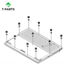 11Pcs/Lot New screws for Lenovo Legion Y740-15IRH Y740-15ICHg Base Cover Bottom