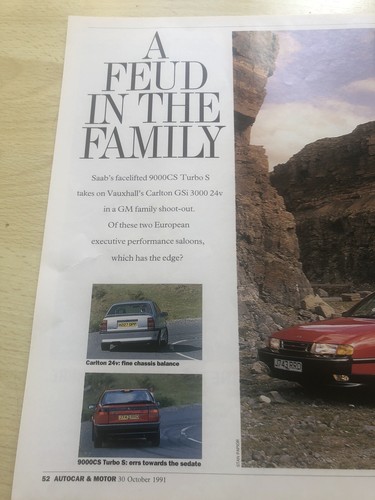 Saab 9000 turbo vauxhall - cs,