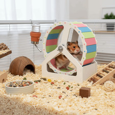 Hamster Running Wheel Quiet Design Pet Treadmill Exercise Toy For Small Animals