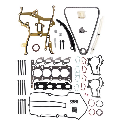 Head gasket set timing chain - set,