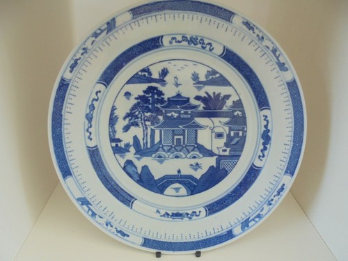 Chinese willow pattern dinner - chinese,
