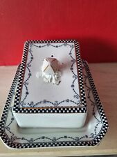 Rare Thomas Hughes &sons Cornith Longport Cheese Dish 1920s 20.5 Cm L 10cm High