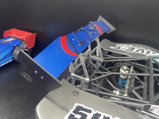 Losi 5T 5ive T Adjustable Rear Wing V2.0 BLUE Edition - StupidRC