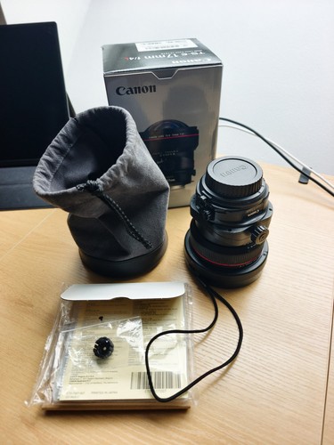 Excellent canon 17mm f4l - excellent, ts-e