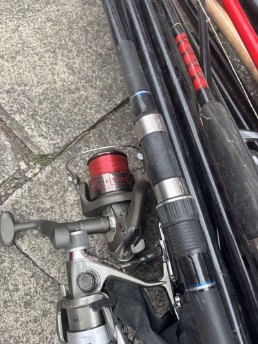 Joblot fishing rods and 2 - of,