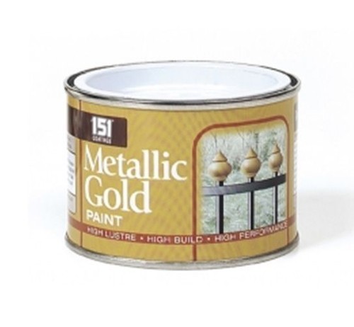 Metallic gold paint 180ml - metallic,