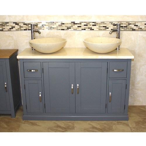 Bathroom double vanity unit - double,