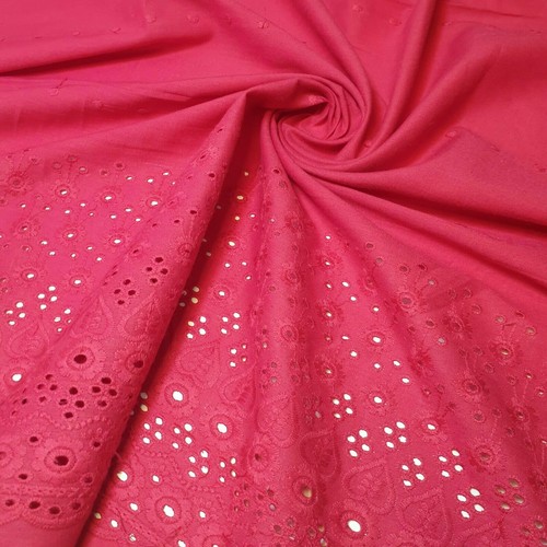 Hot pink 100 - 100%, broderie