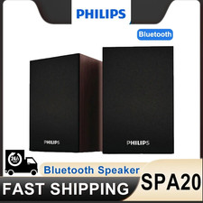 Philips SPA20 Bluetooth Speaker 360° Surround Sound Wireless Stereo for PC Mac
