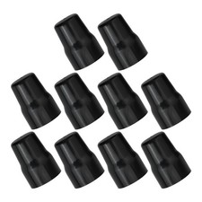 Black Radiator Valve Cap Set