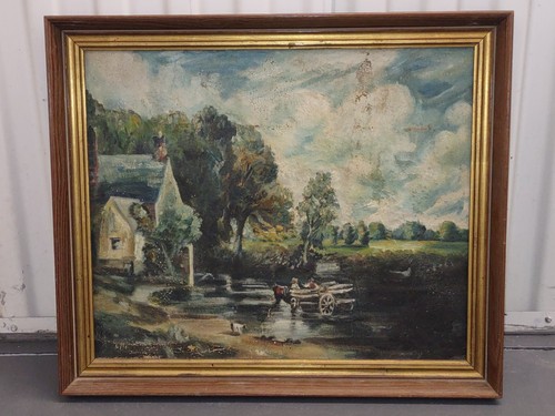 Mid century framed - century, canvas