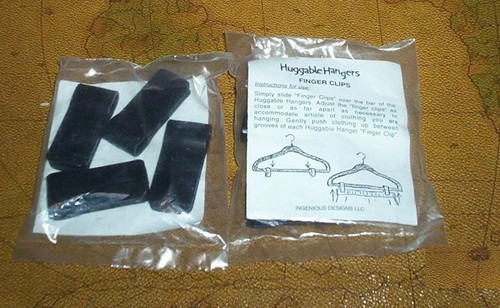Huggable hangers finger - hangers,
